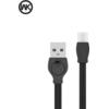 Καλώδιο φόρτισης WK USB σε Micro Black 1m Fast WDC-023